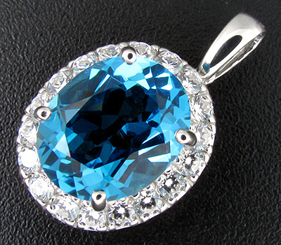 Кулон из коллекции «Sunshine» с топазом