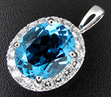 Кулон из коллекции «Sunshine» с топазом Серебро 925