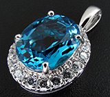 Кулон из коллекции «Sunshine» с топазом Серебро 925