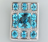 Кулон из коллекции «Sunshine» с топазами Серебро 925