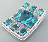 Кулон из коллекции «Sunshine» с топазами Серебро 925