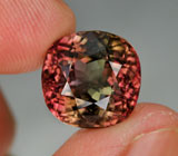 Крупный арбузный турмалин 9,18 карат 