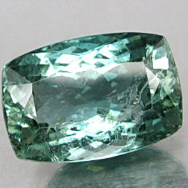 Крупный аквамариновый турмалин 13,6 карат