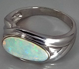 Кольцо с solid опалом Серебро 925