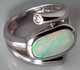 Кольцо с solid опалом Серебро 925