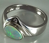 Кольцо с solid опалом Серебро 925