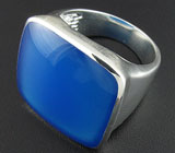 Перстень из коллекции «Ocean Dreams» с синим агатом Серебро 925