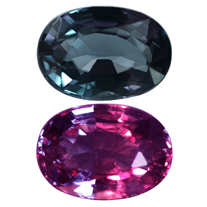 Гранат с александритовым эффектом 0,86 карат