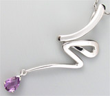 Кулон  из коллекции «Blues» с аметистом Серебро 925