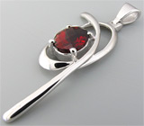 Кулон из коллекции «Blues» с крупным гранатом Серебро 925