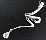 Кулон из коллекции «Blues» с бесцветным топазом Серебро 925