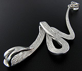 Кулон из коллекции «Blues» с бесцветным топазом Серебро 925