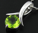 Кулон из коллекции «Blues» с перидотом Серебро 925