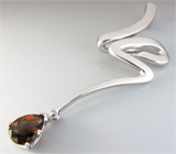 Кулон из коллекции «Blues» с дымчатым топазом Серебро 925