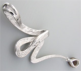 Кулон из коллекции «Blues» с дымчатым топазом Серебро 925