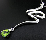 Кулон из коллекции «Blues» с перидотом Серебро 925