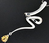 Кулон из коллекции «Blues» с цитрином Серебро 925