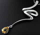 Кулон из коллекции «Blues» с цитрином Серебро 925