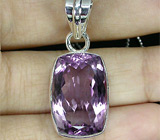 Кулон с аметистом 21 х 14 мм Серебро 925