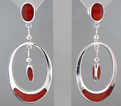 Серьги из коллекции «Ocean Dreams» с корнелианом