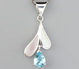 Кулон из коллекции «Ocean Dreams» с топазом и перламутром Серебро 925