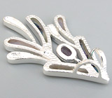 Кулон из коллекции «Ocean Dreams» с аметистом, абалоном и перламутром Серебро 925