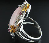 Кольцо от D&J Magic Jewelry с розовым кварцем Серебро 925