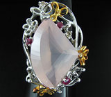 Кольцо от D&J Magic Jewelry с розовым кварцем Серебро 925
