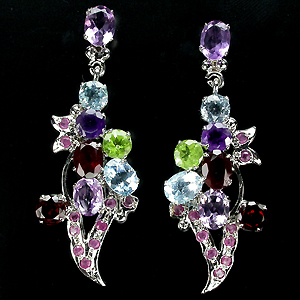 Серьги из коллекции «MultiStone»