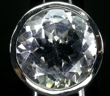 Перстень с розовым аметистом и перидотами Серебро 925