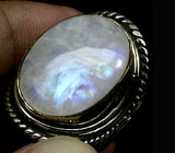 Перстень с лунным камнем Серебро 925