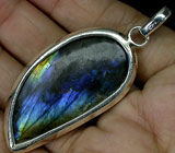 Эффектный кулон с лабрадоритом Серебро 925