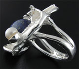 Кольцо с лазуритом Серебро 925