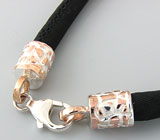 Кулон с оранжевым сапфиром Серебро 925