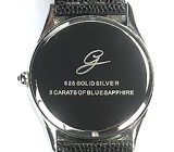 Часы с сапфирами Серебро 925