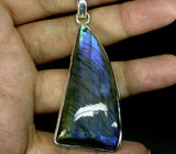 Крупный стильный кулон с лабрадоритом Серебро 925