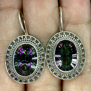 Серьги с мистическими топазами