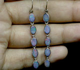 Серьги с дублет опалами Серебро 925