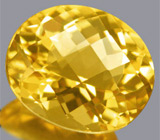 Чистейший солнечно-желтый берилл 4,95 карат 