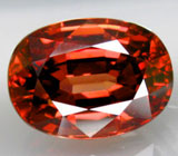 Чистейший оранжевый циркон 9,81 карат 