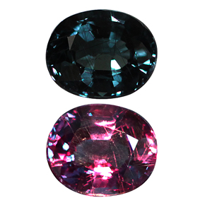 Редкий камень! Гранат с александритовым эффектом 0.87 карат