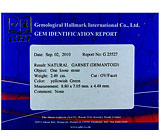 Демантоид гранат высокой чистоты 2,49 карат 