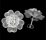 Серьги из коллекции «Elegance» Серебро 925