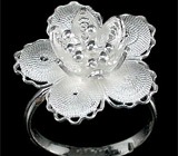 Кольцо из коллекции «Elegance» Серебро 925