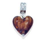 Подвеска с муранским стеклом Серебро 925