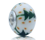 Миниатюра с муранским стеклом Серебро 925