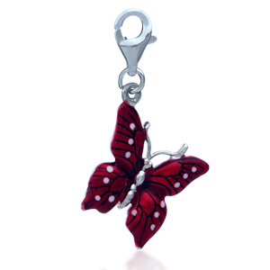 Подвеска-миниатюра "Бабочка" с эмалью