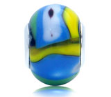 Миниатюра с муранским стеклом Серебро 925