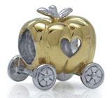 Миниатюра «Тыквенная карета» Серебро 925