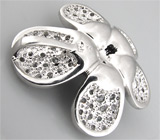 Замечательный кулон с титановым жемчугом Серебро 925